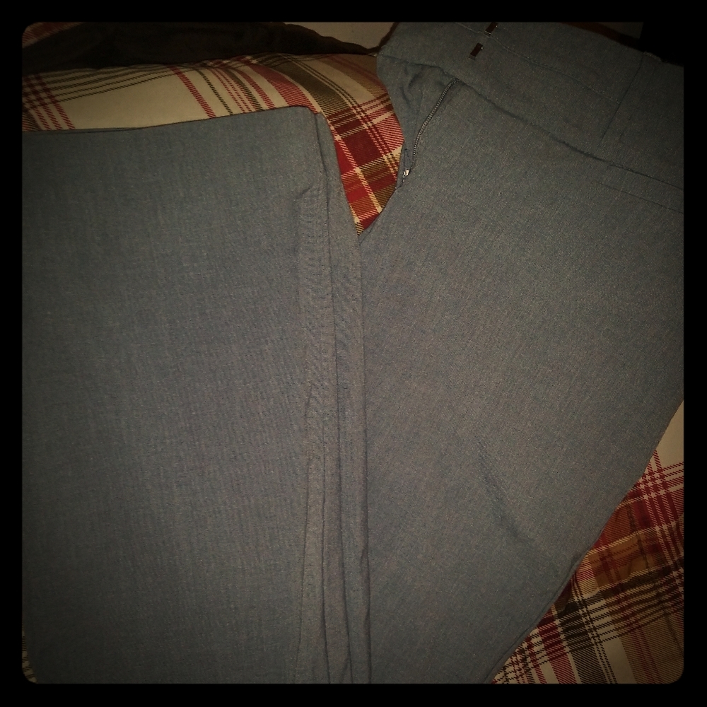 Maurice's Grey Dress Pants 7/8 R